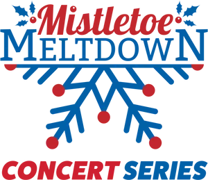 Mistletoe Meltdown Concert Series Graphic PNG Image