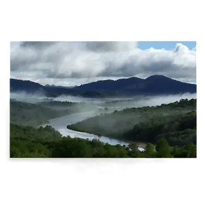 Misty Landscape Png 05242024 PNG Image