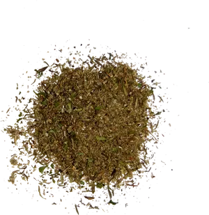 Mixed Herbs Spice Blend Top View PNG Image