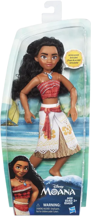 Moana Disney Doll Packaging PNG Image