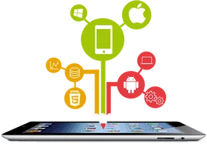 Mobile App Development Concept PNG