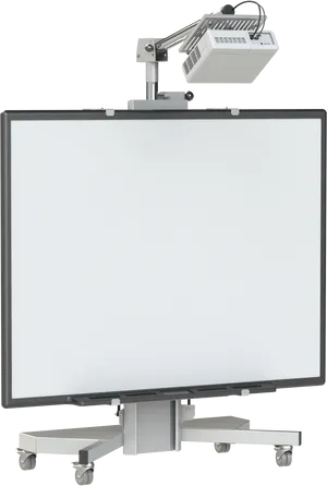 Mobile Interactive Whiteboard Setup PNG Image