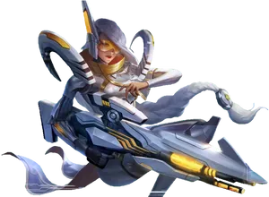 Mobile Legends Heroon Hoverbike PNG Image