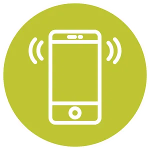 Mobile Phone Vibration Icon PNG Image