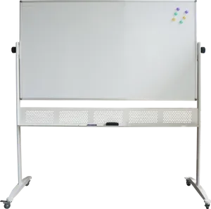 Mobile Whiteboardon Wheels PNG Image