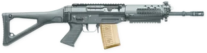 Modern Assault Rifle Isolated PNG Image