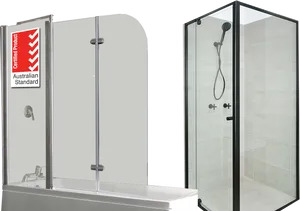 Modern Bathroom Shower Enclosures PNG Image