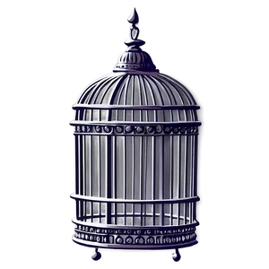 Modern Birdcage Art Png Pim PNG Image