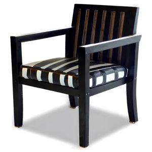 Modern Black Chair Png Pkd PNG Image