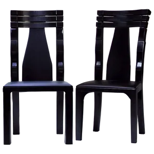 Modern Black Chair Png Rfa PNG Image