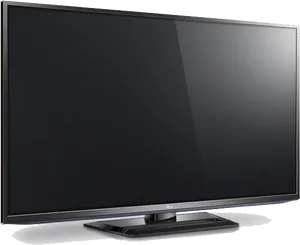 Modern Black Led T V Display PNG Image