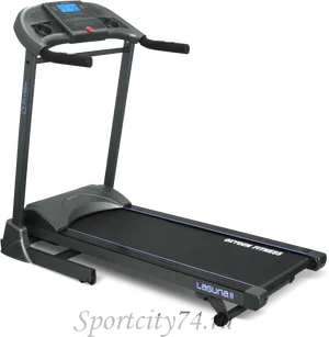 Modern Black Treadmill Equipment PNG Image