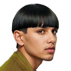 Modern Bowl Cut Look Png Bei47 PNG Image