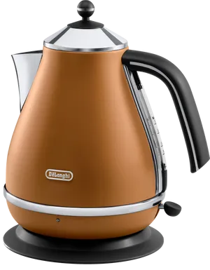 Modern Brown Electric Kettle PNG Image