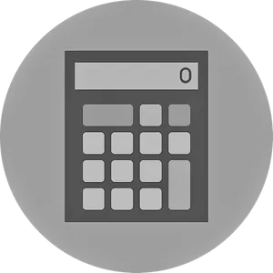 Modern Calculator Icon PNG Image