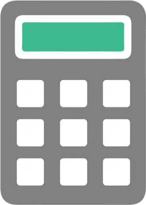 Modern Calculator Icon PNG Image