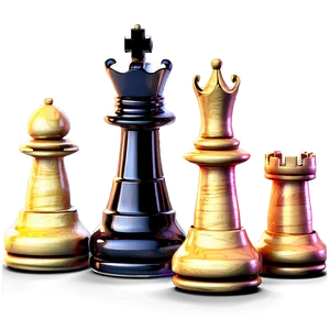 Modern Chess Pieces Design Png Tom12 PNG Image