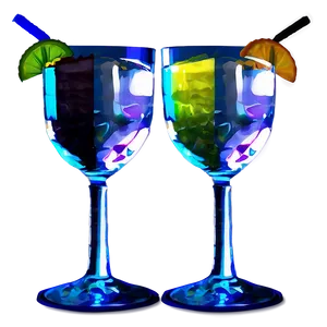 Modern Cocktail Glass Png Gdk PNG Image