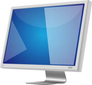 Modern Computer Monitor Display PNG Image