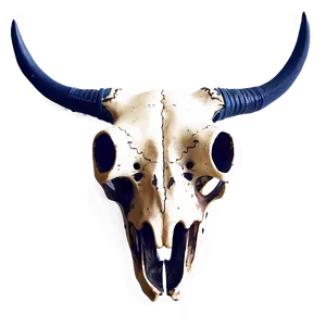 Modern Cow Skull Artwork Png Kdd PNG Image