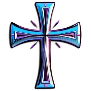 Modern Cross Outline Png 89 PNG Image