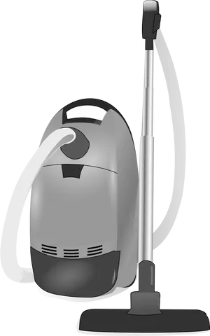 Modern Cylinder Vacuum Cleaner PNG Image