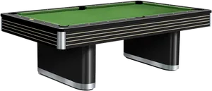 Modern Design Pool Table PNG Image