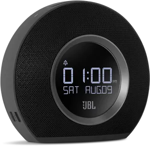 Modern Digital Alarm Clock PNG Image