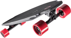 Modern Electric Skateboard Isolated PNG Image