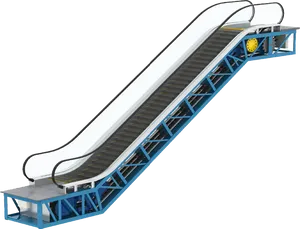 Modern Escalator Design.png PNG Image