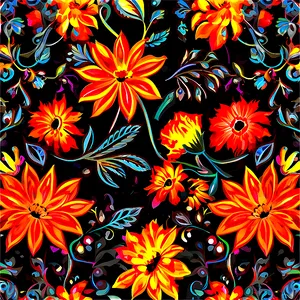 Modern Floral Pattern Png 39 PNG Image