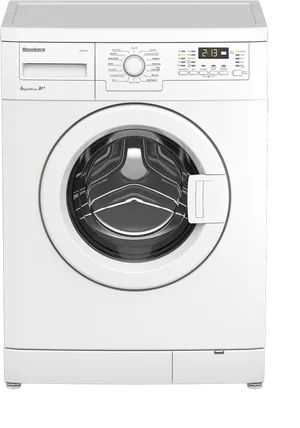 Modern Front Load Washing Machine PNG Image