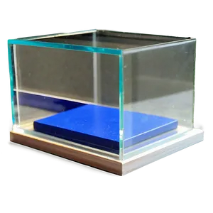 Modern Glass Display Box Png Nqd57 PNG Image