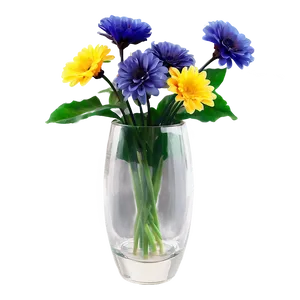 Modern Glass Flower Vase Png 06122024 PNG Image