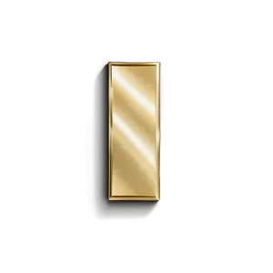 Modern Gold Rectangle Png Svf PNG Image