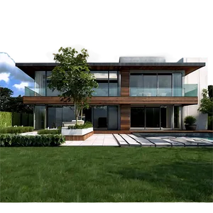 Modern House A PNG Image