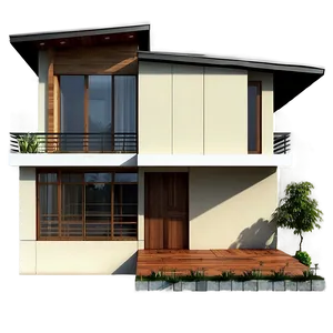 Modern House C PNG Image