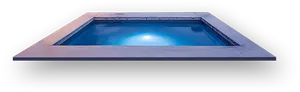 Modern Infinity Pool Design PNG Image