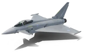 Modern Jet Fighter Isolated PNG Image