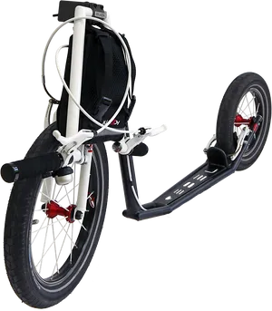 Modern Kick Scooter Design PNG Image