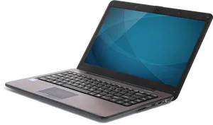 Modern Laptop Isolatedon Black PNG Image