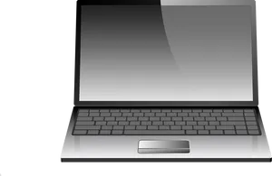 Modern Laptop Vector Illustration PNG Image