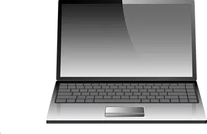 Modern Laptop Vector Illustration PNG Image