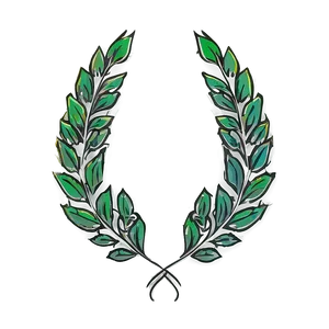 Modern Laurels Logo Png Lrf38 PNG Image