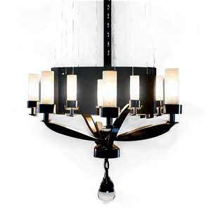 Modern Led Chandelier Png Mrw PNG Image