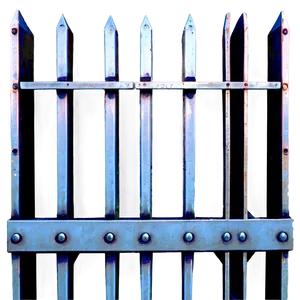 Modern Metal Fence Png Xje57 PNG Image