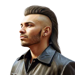 Modern Mullet Outline Png Xha PNG Image