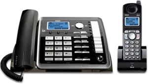 Modern Office Phone System PNG Image