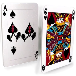 Modern Playing Card Illustration Png 60 PNG Image