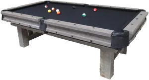 Modern Pool Table Design PNG Image